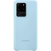 Galaxy S20 Ultra ile Uyumlu Silikon Kılıf Mavi EF-PG988TLEGWW - 1