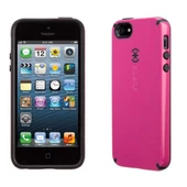 Speck CandyShell iPhone SE/5S/5 ile Uyumlu Sert Kılıf Pembe -Siyah SPK-A1815 - 1