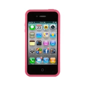 Speck iPhone 4S/4 ile Uyumlu PixelSkin HD Silikon Kılıf Pembe - 1
