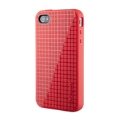 Speck iPhone 4S/4 ile Uyumlu PixelSkin HD Silikon Kılıf Kırmızı - 1