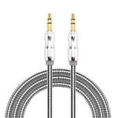 Powerway Aux Kablosu Metal Spiralli AX03 - 1