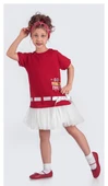 Tütü Etekli Yazlık Penye Kız Çocuk Spor Elbise M00703 - 2