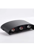 Modern Çift Yönlü Oval Aplik - Modern Dış Mekan Ve Bahçe Aydınlatması, IP54 Su Geçirmez,6W LED - 3