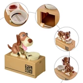 TAYFUN SENSÖRLÜ PARA YİYEN KÖPEK MODEL BOZUK PARA KUMBARASI (SİYAH RENK) - 3