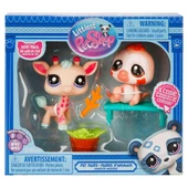 Littlest Pet Shop Minişler 2’li Figür Seti S2 - Zürafa Ve Tembel Hayvan 00586 - 1