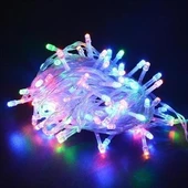 10 Metre 100 Ledli 8 Fonksiyonlu Karışık Renkli RGB Led Lamba - 4