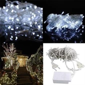 100 Ledli 8 Fonksiyonlu 10 Metre Led Aydınlatma Dekor Lambası (beyaz) - 5
