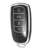 Chery Tiggo 8 Omoda 5 Tiggo 7 Uyumlu Anahtar Kumanda Kılıfı Oto Anahtarlık Siyah Silver thumbnail 1