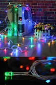 10 Metre 100 Ledli 8 Fonksiyonlu Karışık Renkli RGB Led Lamba - 10