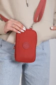 Klinkır Kumaş Mini Çapraz Askılı Kadın Cep Telefonu Çantası Mini Cüzdan Çanta 20*10 Cm Su İtici - 7