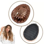 Rose Gold Saç Düzleştirici Tarak Geniş Aralıklı Her Saç Tipine Uygun Fırçalı Saç Düzleştiric - 1