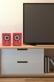 N62 1+1 Multimedia USB ve Jacklı Mini Hoparlör Yüksek Stereo Ses Sistemi - 11