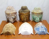 Ahşap Buda Maske 30 Cm Galıleo-22 - 1