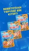 Bebeto Freeze Peach Rings 35g 3 Adet - 1