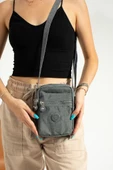 Mini Postacı Çanta Telefon Çantası 22*12 Cm Çapraz Askılı Omuz Çantası Günlük Hafif Çanta - 7