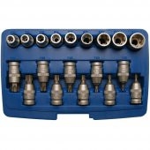 Lokma Set Torx (Tork) 1/2 19 Parça (T20-T70 / E10-24) - 1