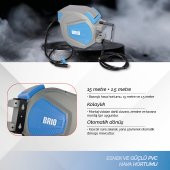 Brio Hava Hortumu Makaralı 15 M + 1 M 8X12 MM - 3