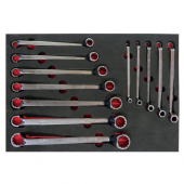 Brio Anahtar Yıldız Set 12 Parça 6X7-30X32 Sünger Yataklı - 2