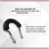 Brio Helezon Hortum Pu 8X12-5M Dorse  Siyah - Sarı - 2