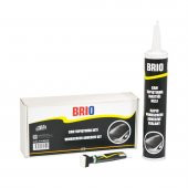 Brio Cam Yapıştırma Mastiği 310 Ml Hızlı + Primer + Primer Fırçası Set - 1