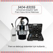 Brio Fren Hava Alma Makinası Universal Adaptör Setli Komple - 2