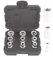 Brio Lokma Set Torx (Tork) Dişi 1/2 9 Parça (E10-E24) - 2