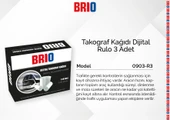 Brio Takograf Kağıdı Dijital Rulo 3 Lü 10 Paket thumbnail 3