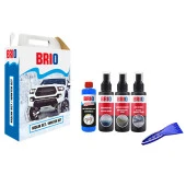 Brio Kışlık Set Plus Buğu Önleyici+Yağmur Kaydırıcı+Buz Kazıyıcı+Buz Çözücü+Cam Suyu -50 Derece - 1