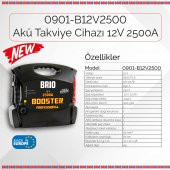 Brio Akü Takviye Cihazı 12V 2500A - 2