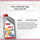 Brio Fren Hidrolik Yağı Dot4 500Ml thumbnail 2