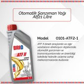 Brio Otomatik Şanzıman Yağı Atf2 1 Litre Kırmızı - 2
