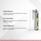 Brio Pu Mastik & Yapıştırıcı 280 Ml 40S Gri - 3