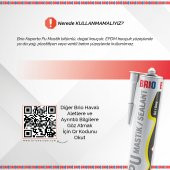 Brio Pu Mastik & Yapıştırıcı 280 Ml 40S Gri - 5