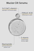 C E Ferulıc Yaşlanma Karşıtı,ton Eşitleyici %15 Ascorbic Acid & Ferulic Acid C Vitamin Serum 30ml - 2
