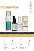 Karma Ciltler Yaşlanma, Kırışıklık Karşıtı Bakım Seti:c Vitamini Serum, Hyaluronik Asit, Güneş Kremi - 1