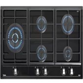 TEKA GZC 95320 XBC BK (E4) SİYAH CAM ANKASTRE OCAK - 1