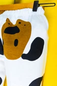 Unisex Çocuk Eşofman Takımı Eğlenceli Köpek Baskılı Pamuklu Oyun Zamanı İçin İdeal Çocuk Giyim - 2