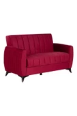 Kilim Mobilya Linda Iki Kişilik Kanepe Yüksek Ayaklı Bordo thumbnail 1