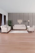 Kilim Mobilya Linda Koltuk Takımı 3 2 B B Krem - 1
