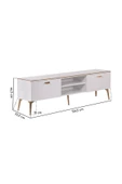 Kilim Mobilya DOVE TV ÜNİTESİ GOLD DETAYLI - 8
