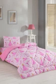 Velvet Dreams Emilya Prenses Desenli Tek Kişilik Çift Taraflı Wellsoft Yorgan Ve Yastık Kılıfı Seti - 1