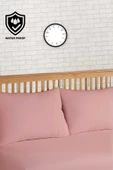 Velvet Dreams 2'li Fermuarlı Pembe Sıvı Geçirmez Yastık Alezi Yastık Koruyucu - 1
