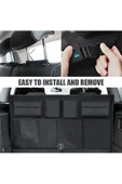 Araç Bagaj Organizer Bagaj Toplayıcı Araba Bagaj Organizer Siyah Araba/araç Bagaj Toplayıcı 8 Cepli thumbnail 7
