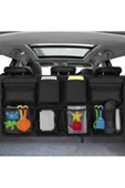 Oto Araç Araba Bagaj Düzenleyici Organizer 8 Cepli Sağlam Çanta Kumaşından Su Geçirmezz thumbnail 4