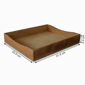 Woodsaka Dergi ve Evrak Kutusu - Ceviz & Huş Ağacı Kontraplak Taban - 6