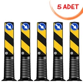 Orta Refüj Levhası Refüj Başı Dubası Plastik Esnek Refüj Başı Tabelası 75 cm Evelux (100mm) 5 ADET - 1