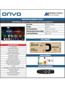 Onvo 55OVF9001UQ 4K Ultra HD 55" 140 Ekran Uydu Alıcılı Google Smart QLED TV thumbnail 2