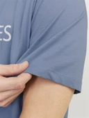 Jack&Jones Plus Oversize Minimalist Tişört - Kısa Kol Yuvarlak Yaka thumbnail 8