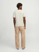 Jack&Jones Minimalist Erkek T-Shirt - Kısa Kol - Günlük - 4