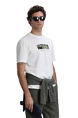 Lufian Minimalist Oversize Erkek T-Shirt - Kısa Kol - Günlük Kullanım - 1